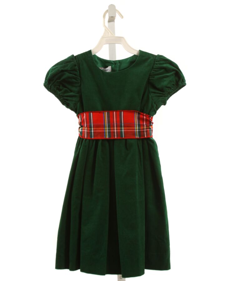 JACK & TEDDY  GREEN CORDUROY   PARTY DRESS