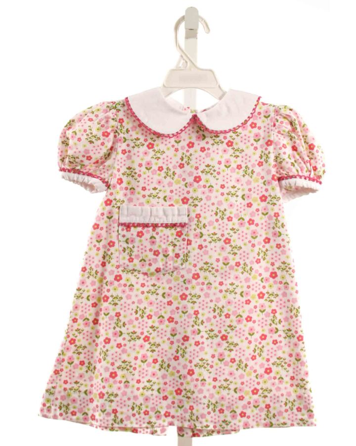 NO TAG  PINK PIQUE FLORAL  DRESS