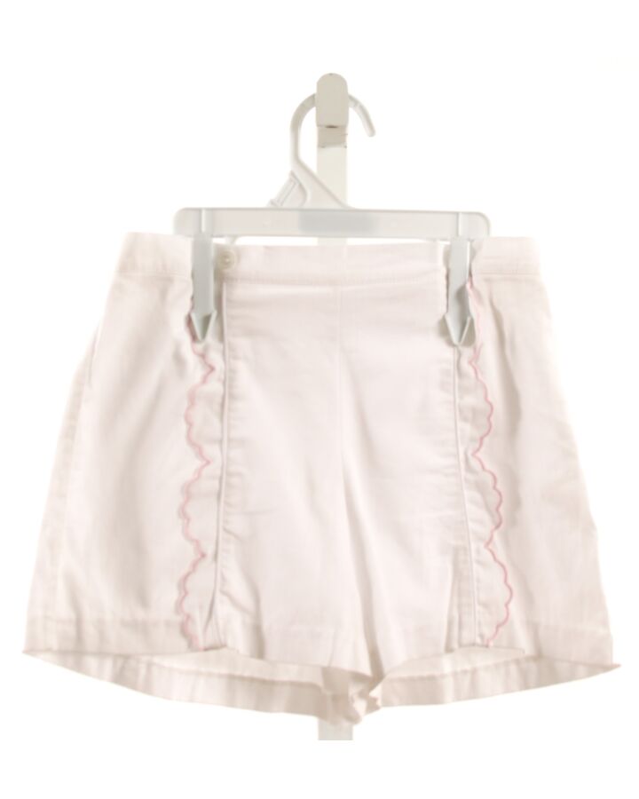 NO TAG  WHITE PIQUE   SHORTS
