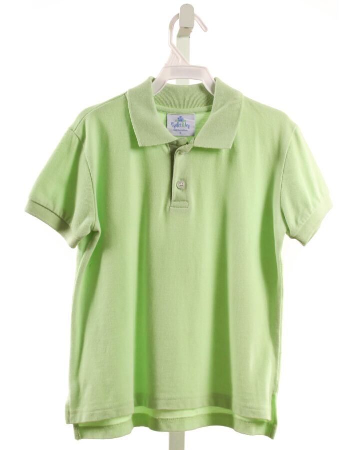 EYELET & IVY  LT GREEN    KNIT SS SHIRT