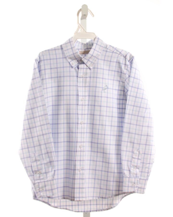 THE BEAUFORT BONNET COMPANY  LT BLUE  PLAID  DRESS SHIRT