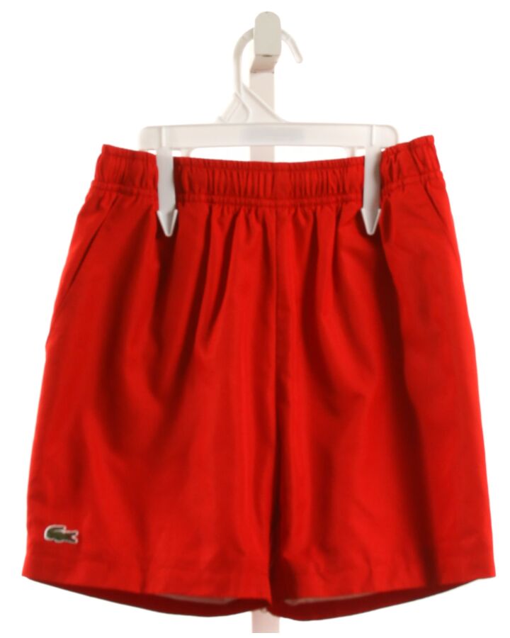 LACOSTE  RED    SHORTS