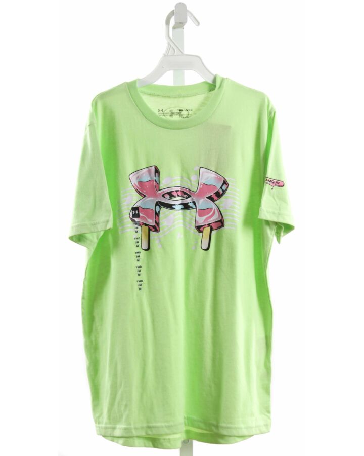 UNDER ARMOUR  LIME GREEN  PRINT  T-SHIRT