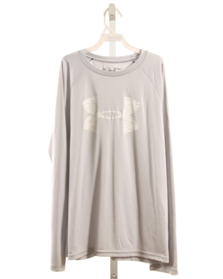 UNDER ARMOUR  GRAY    KNIT LS SHIRT