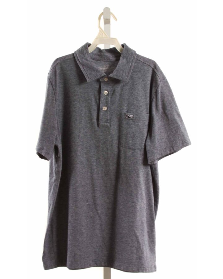 VINEYARD VINES  BLUE    KNIT SS SHIRT