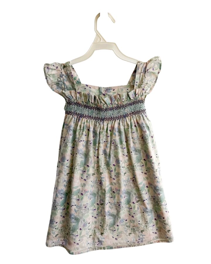 NO TAG  LAVENDER  FLORAL SMOCKED DRESS