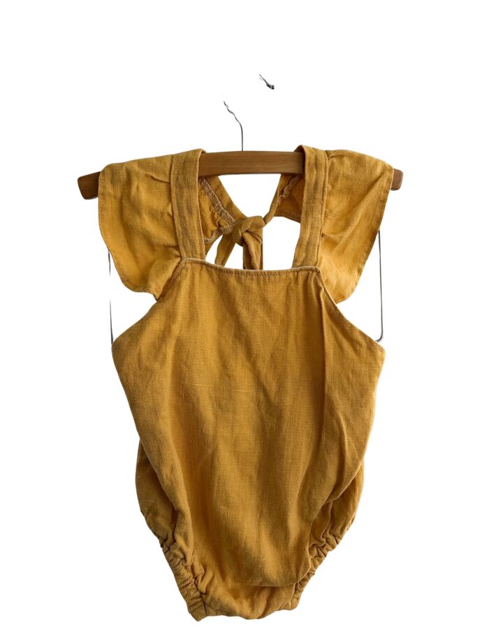 SHE LOVES HER MAMA  MUSTARD LINEN   BUBBLE