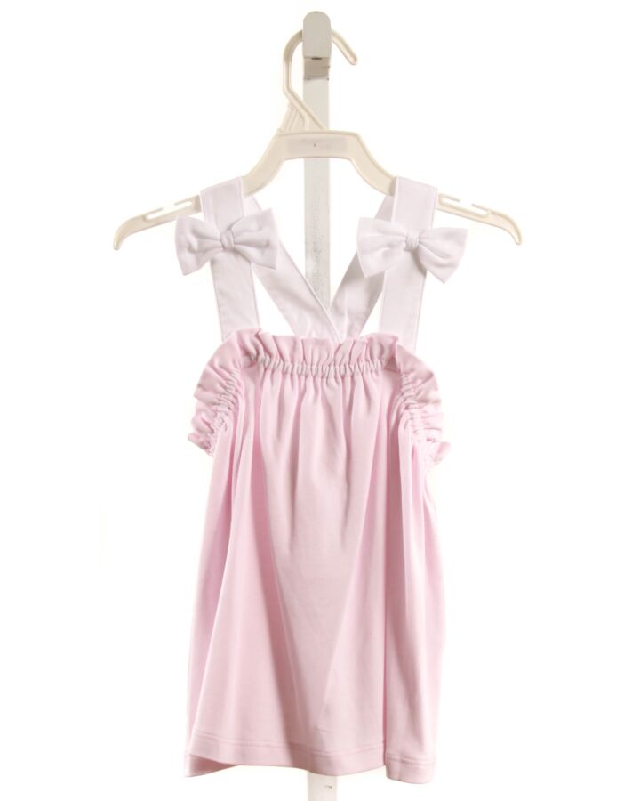 THE PROPER PEONY  LT PINK    SLEEVELESS SHIRT WITH BOW
