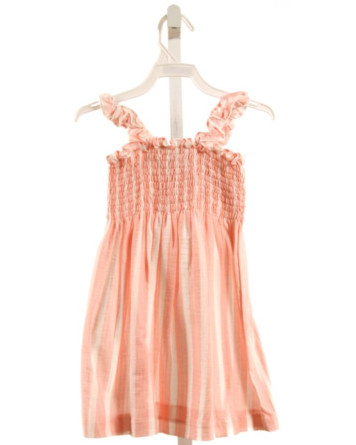 JAMES & LOTTIE  PINK  STRIPED SMOCKED DRESS