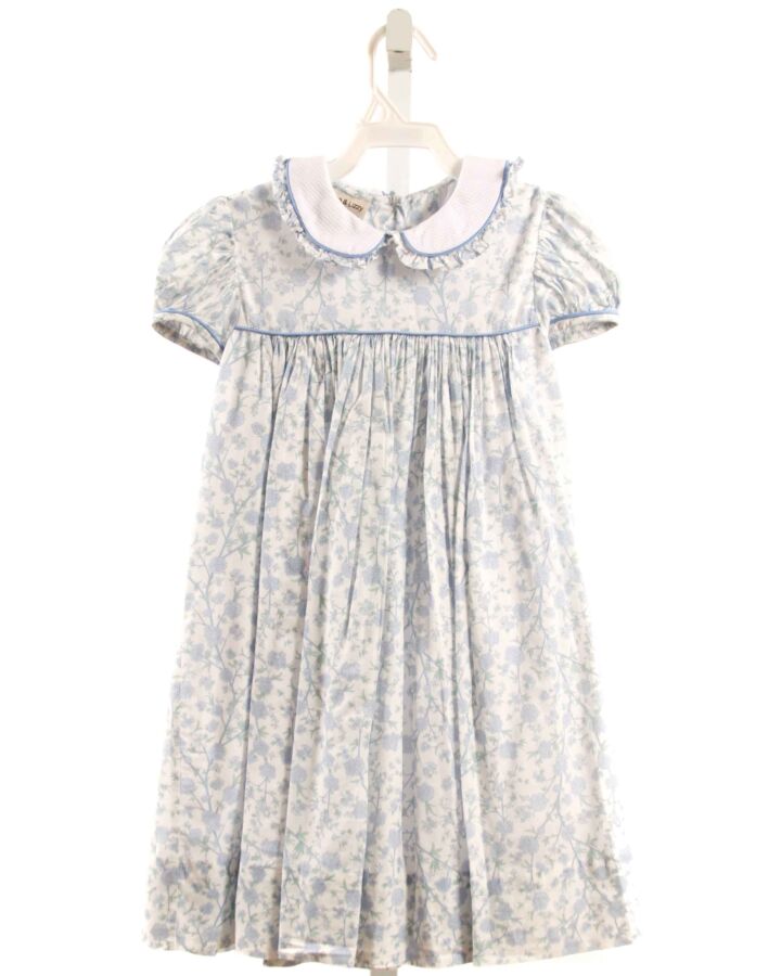 MARCO & LIZZY  LT BLUE  FLORAL  DRESS