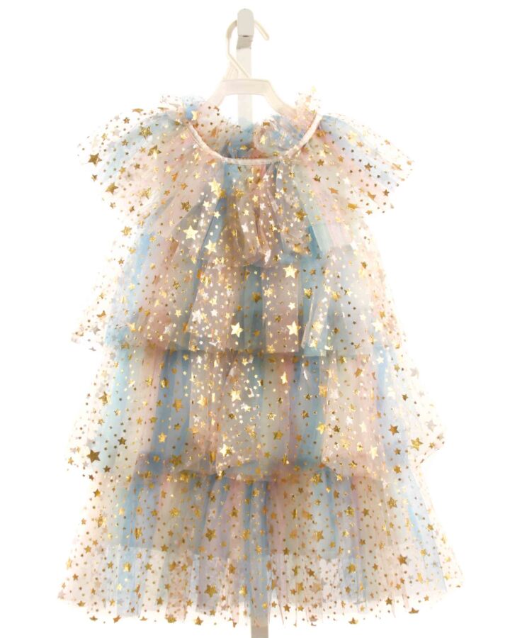 LOLA + THE BOYS  MULTI-COLOR TULLE   PARTY DRESS
