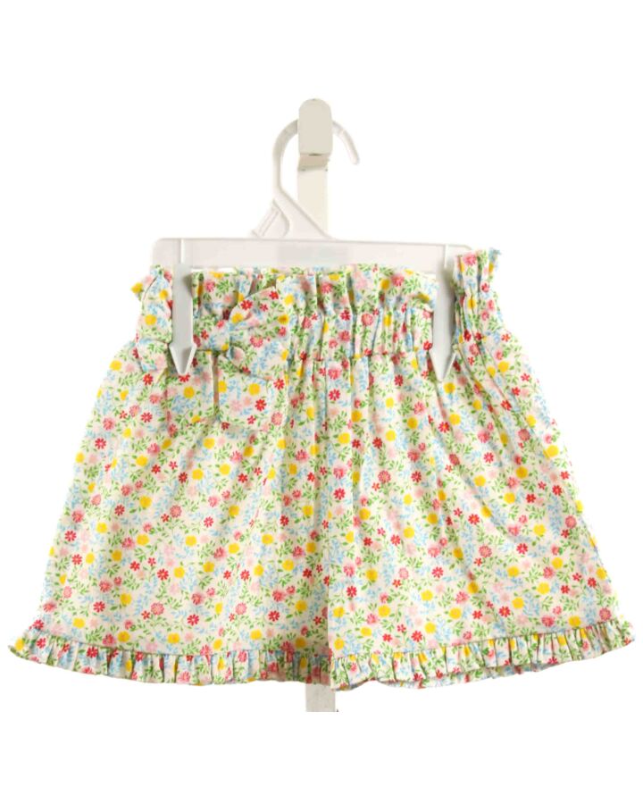 LITTLE ENGLISH  MULTI-COLOR  FLORAL  SHORTS WITH BOW