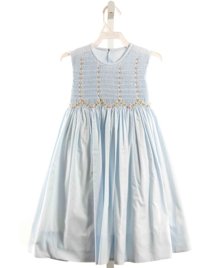 REMEMBER NGUYEN  LT BLUE   SMOCKED DRESS