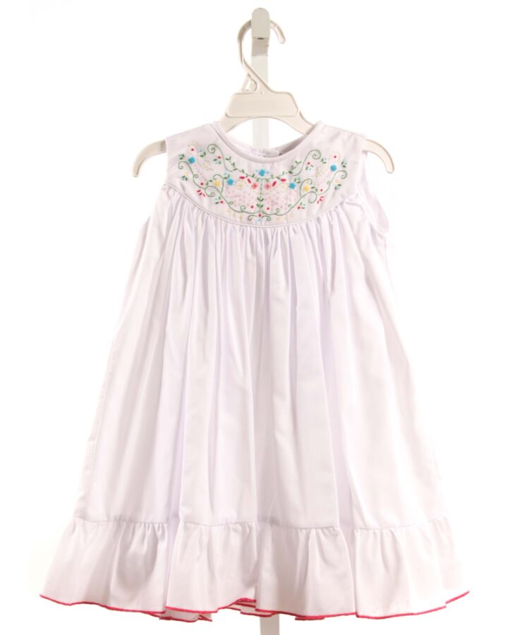 THE PROPER PEONY  WHITE   EMBROIDERED DRESS
