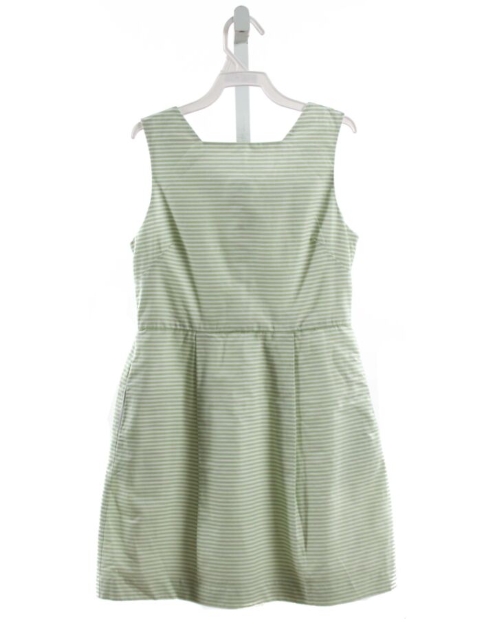 LULI & ME  LT GREEN  STRIPED  DRESS