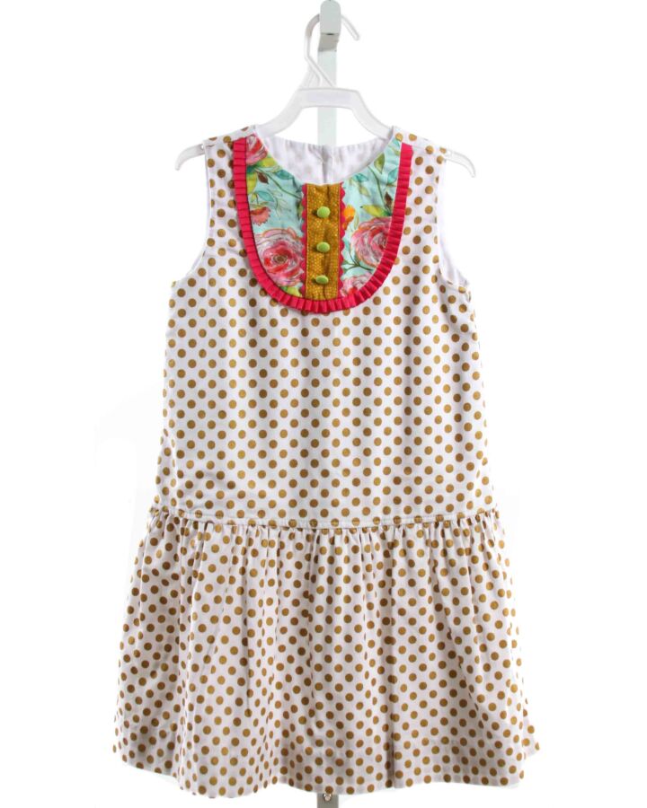 MULBERRY STREET  GOLD  POLKA DOT  DRESS