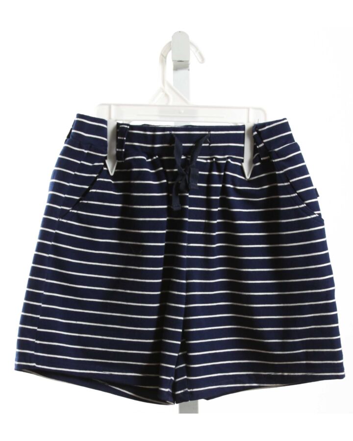 TOOBY DOO  NAVY KNIT STRIPED  SHORTS