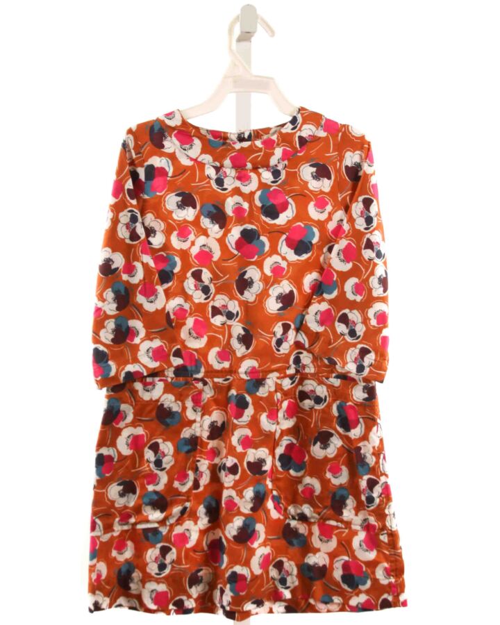 ANTHEM OF THE ANTS  ORANGE  FLORAL  DRESS