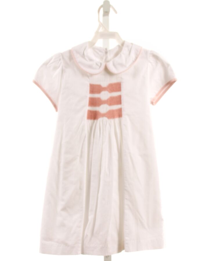 DONDOLO  WHITE   SMOCKED DRESS