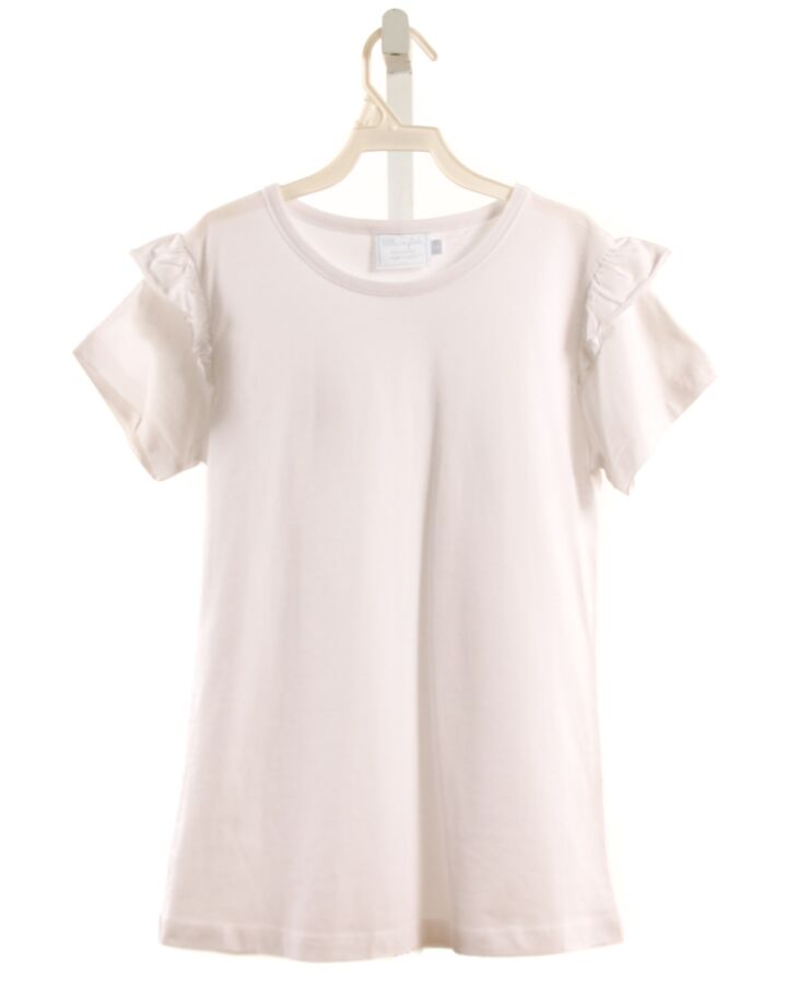 LITTLE ENGLISH  WHITE    KNIT SS SHIRT