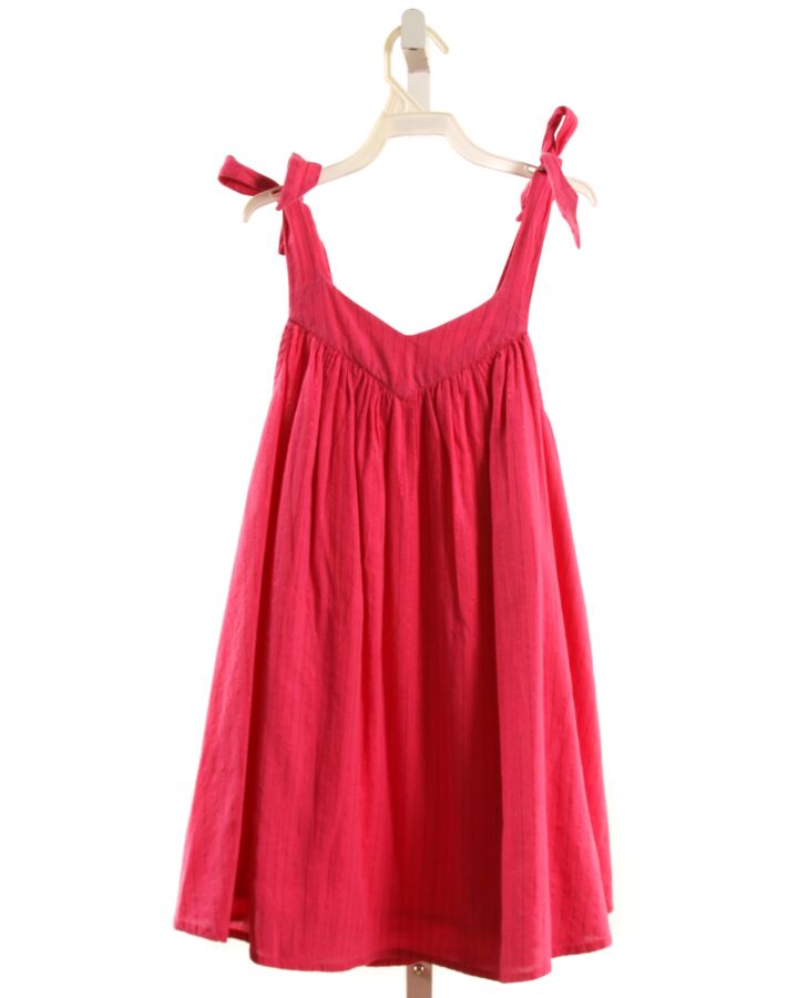 PINK CHICKEN  HOT PINK  STRIPED  DRESS