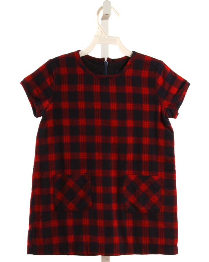 TOOBY DOO  RED FLANNEL PLAID  DRESS