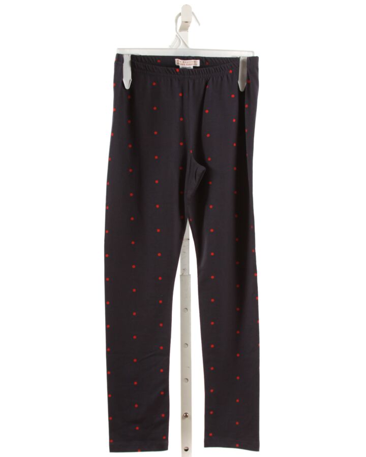 THE BEAUFORT BONNET COMPANY  NAVY KNIT POLKA DOT  LEGGINGS