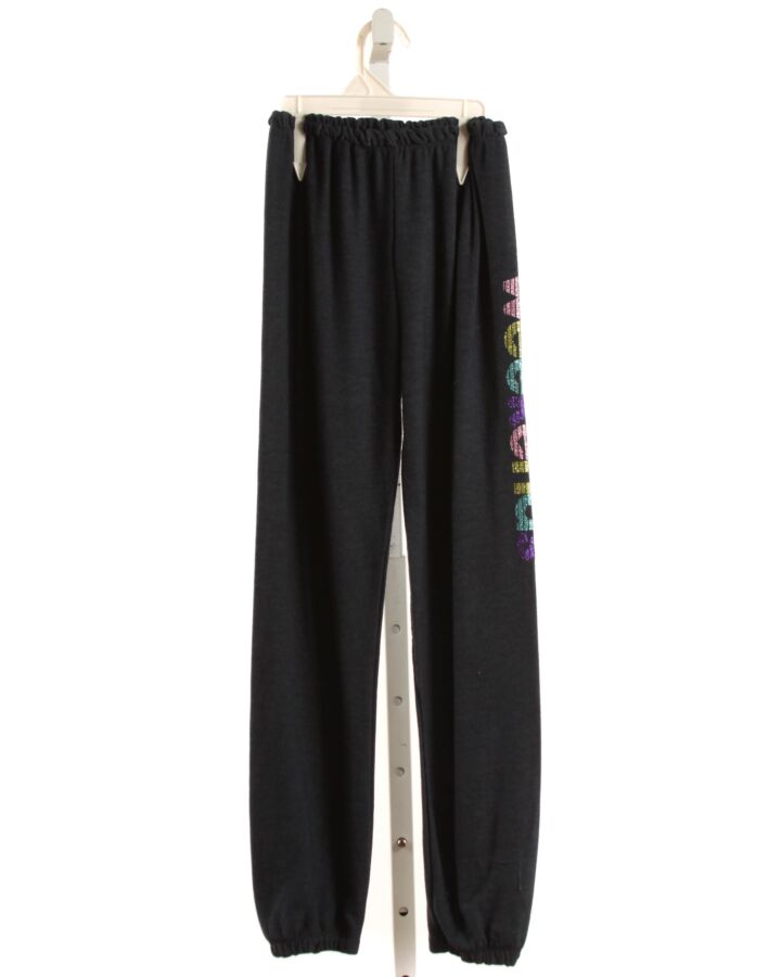 CHASER  BLUE KNIT  PRINTED DESIGN PANTS