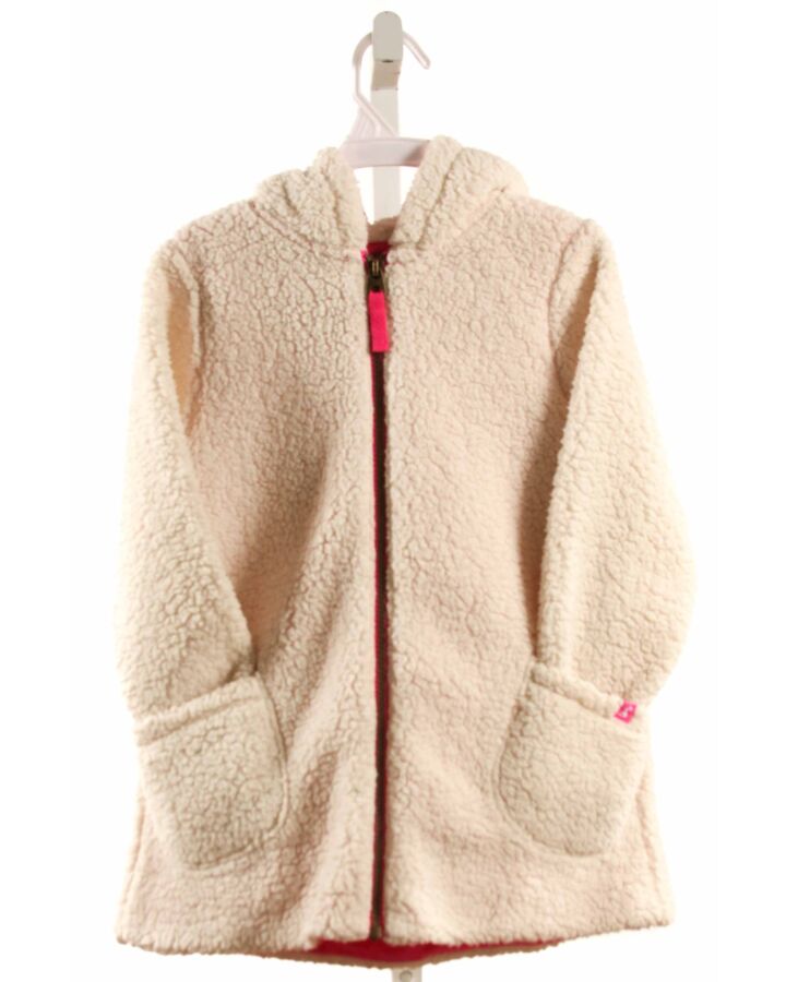 JOULES  WHITE FLEECE   OUTERWEAR