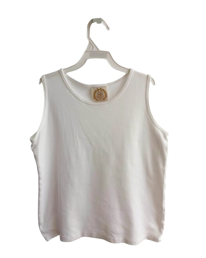THE BEAUFORT BONNET COMPANY  WHITE    SLEEVELESS SHIRT