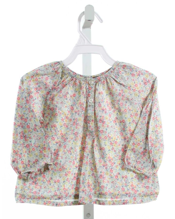 BOUT'CHOU  PINK  FLORAL  SHIRT-LS