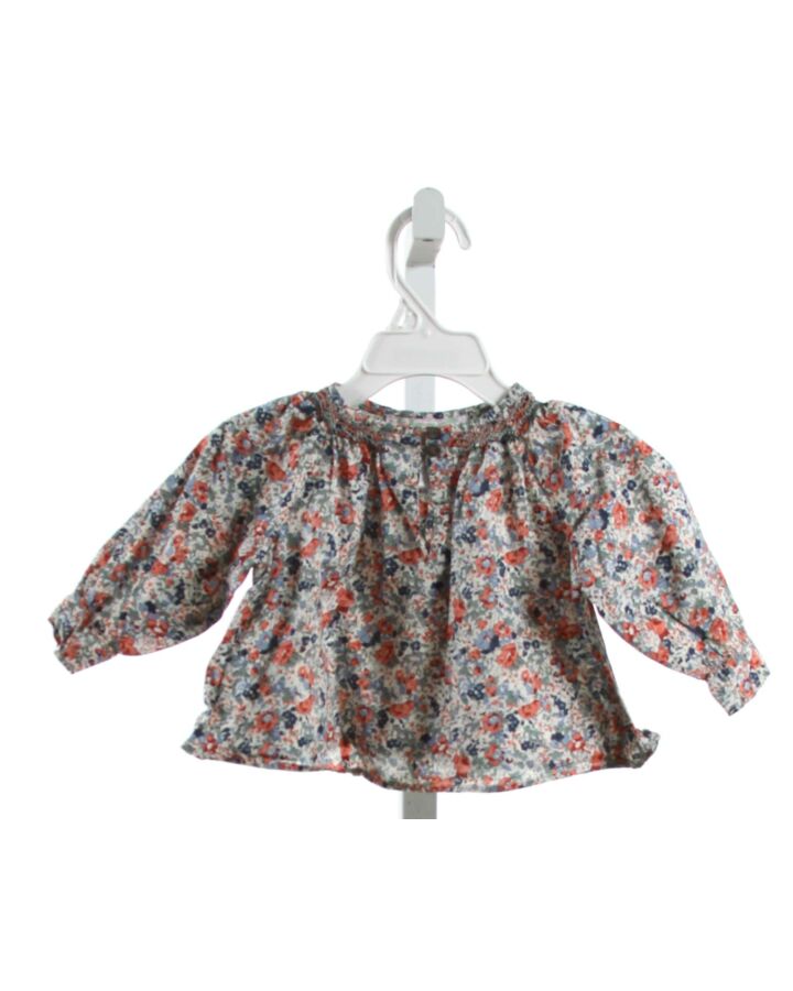 BONPOINT  MULTI-COLOR  FLORAL  SHIRT-LS