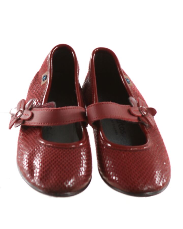 CONGUITOS RED MARY JANES *EU SIZE 25 *EUC SIZE TODDLER 8