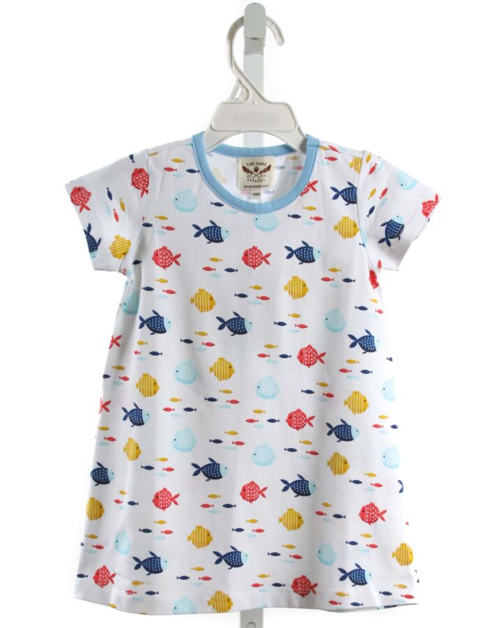 THE OAKS APPAREL  MULTI-COLOR  PRINT  KNIT DRESS