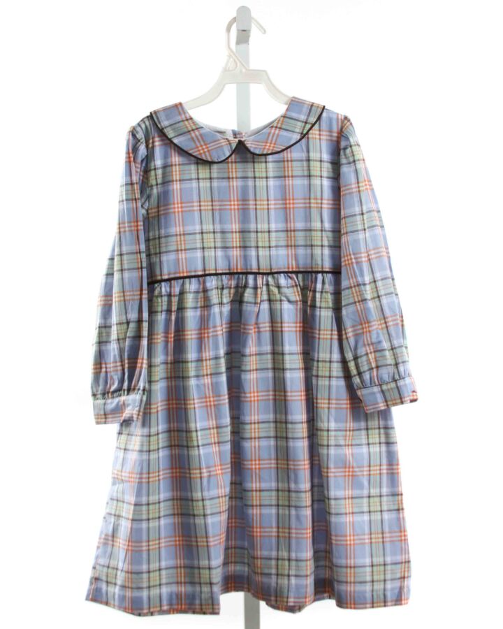 THE OAKS APPAREL   BLUE  PLAID  DRESS