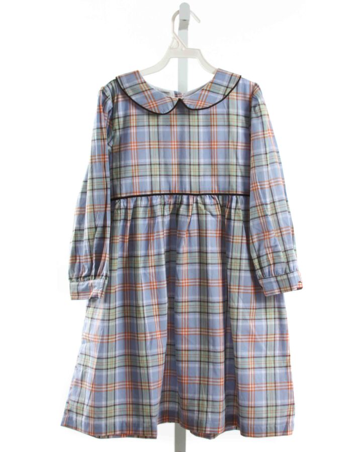 THE OAKS APPAREL   BLUE  PLAID  DRESS