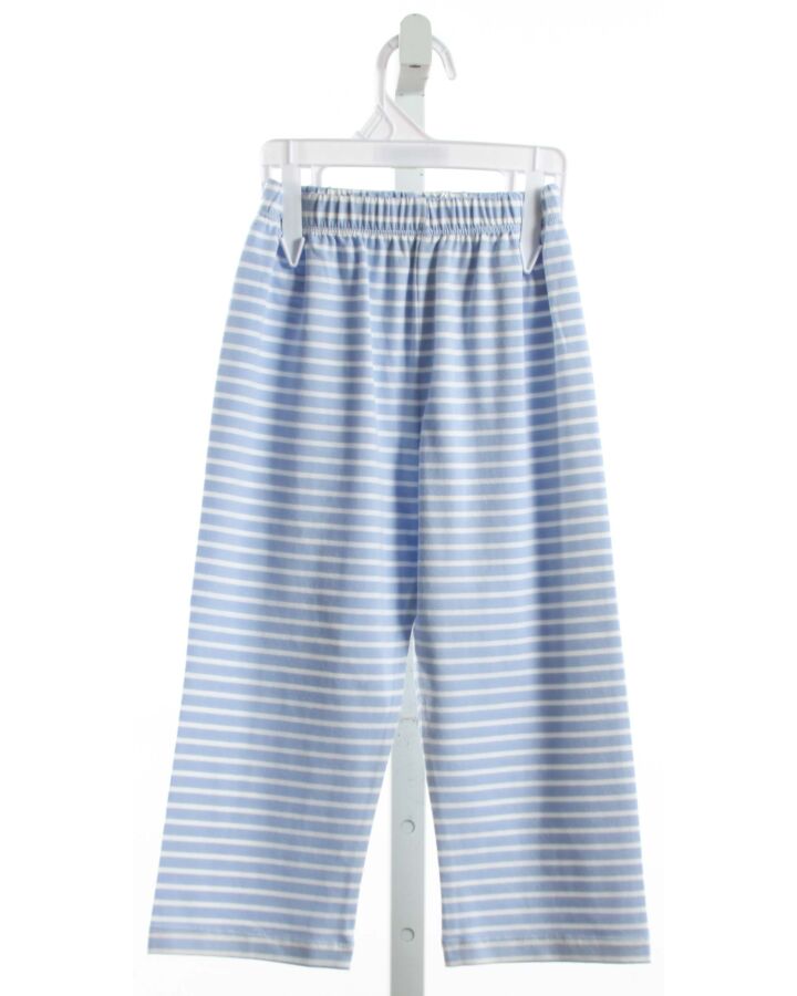 THE OAKS APPAREL   BLUE KNIT STRIPED  PANTS