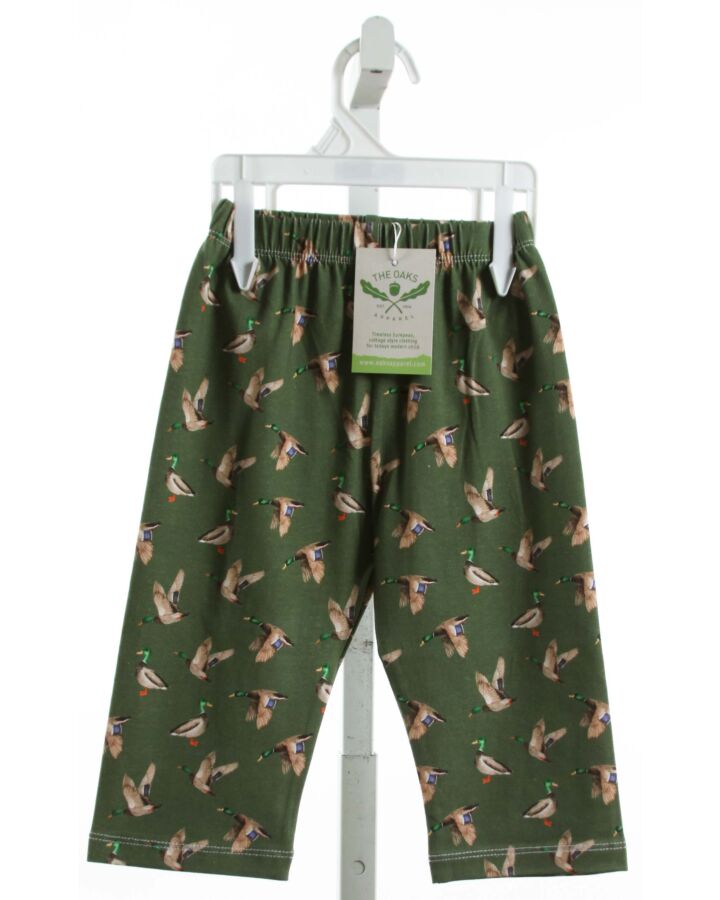 THE OAKS APPAREL   GREEN KNIT   PANTS