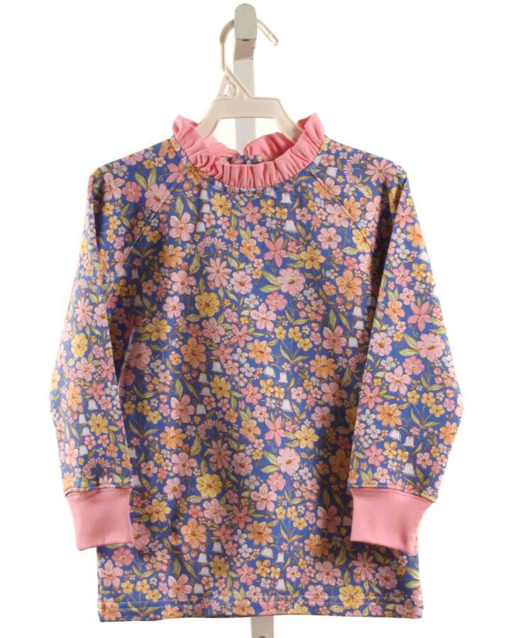 THE OAKS APPAREL   PINK  FLORAL PRINTED DESIGN PULLOVER
