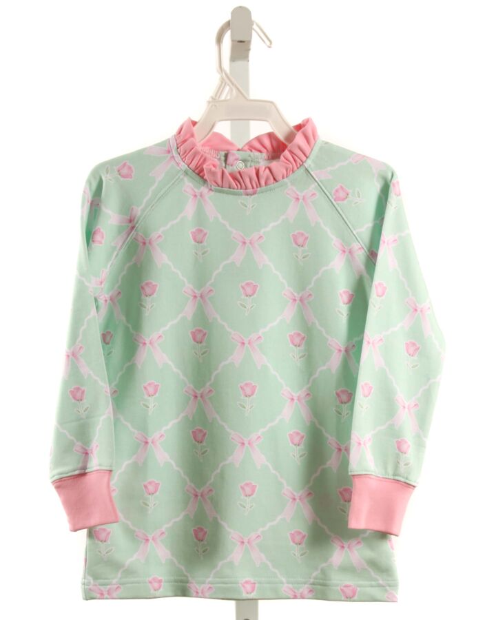 THE OAKS APPAREL   GREEN   PRINTED DESIGN PULLOVER