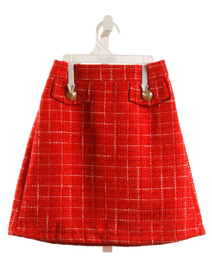 THE OAKS APPAREL   RED    SKIRT