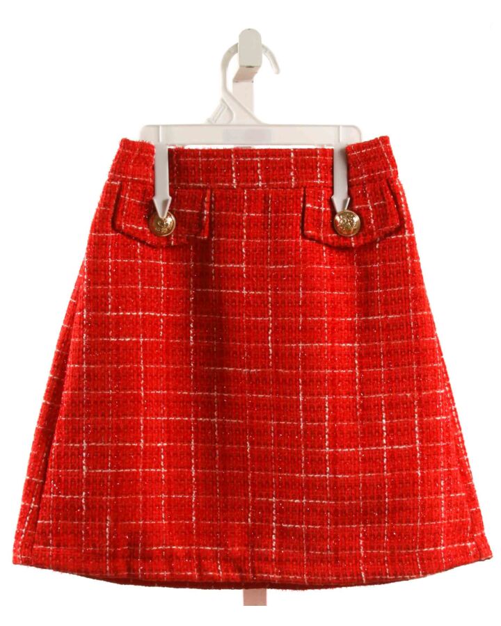 THE OAKS APPAREL   RED    SKIRT
