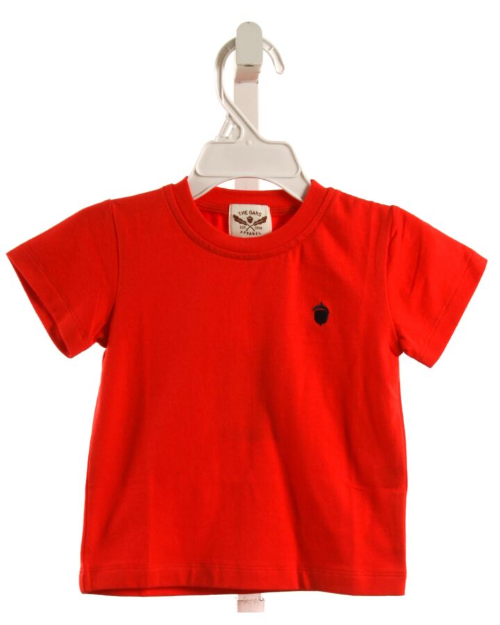 THE OAKS APPAREL   RED KNIT   T-SHIRT