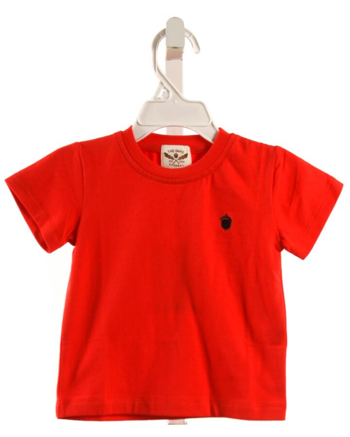 THE OAKS APPAREL   RED KNIT   T-SHIRT