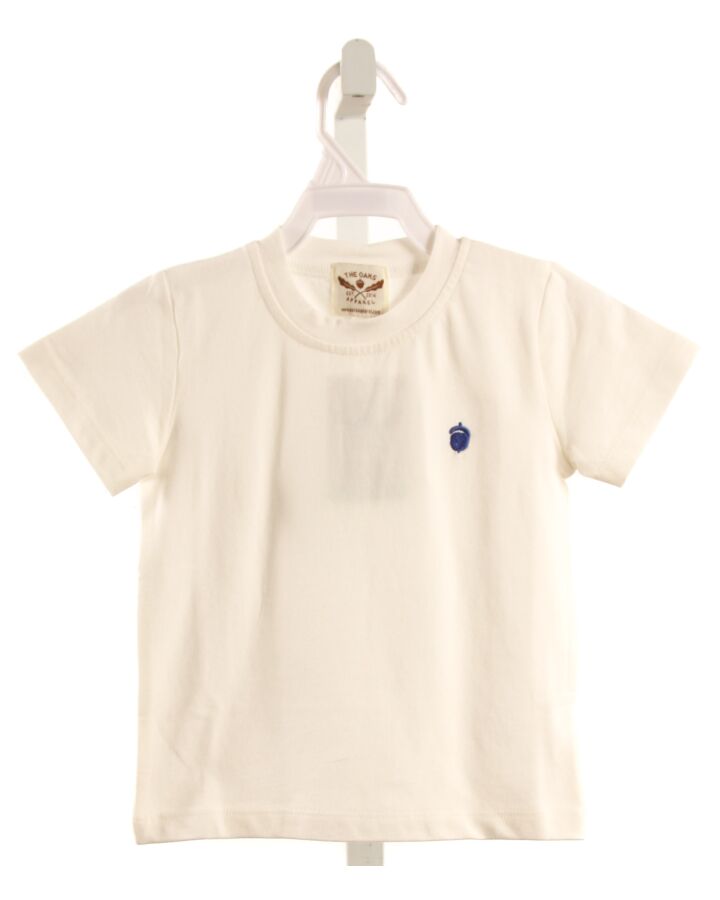 THE OAKS APPAREL   WHITE KNIT   T-SHIRT