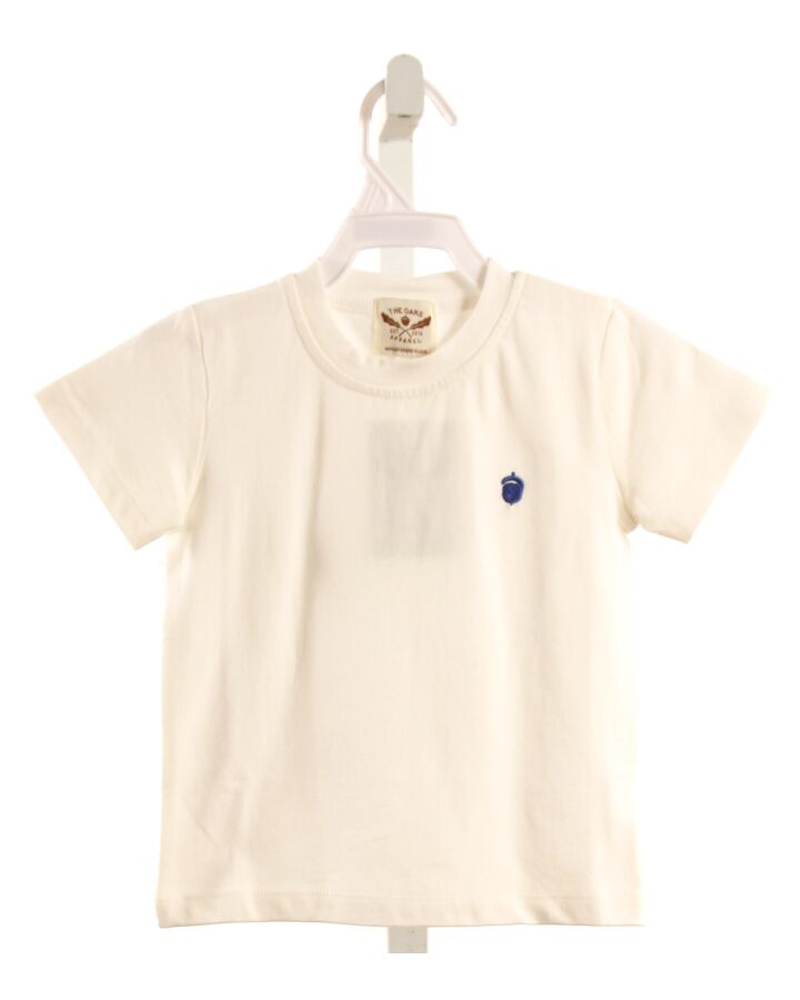 THE OAKS APPAREL   WHITE KNIT   T-SHIRT