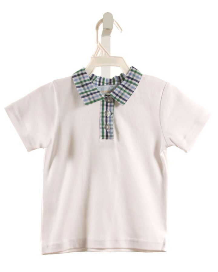 THE OAKS APPAREL   WHITE    KNIT SS SHIRT