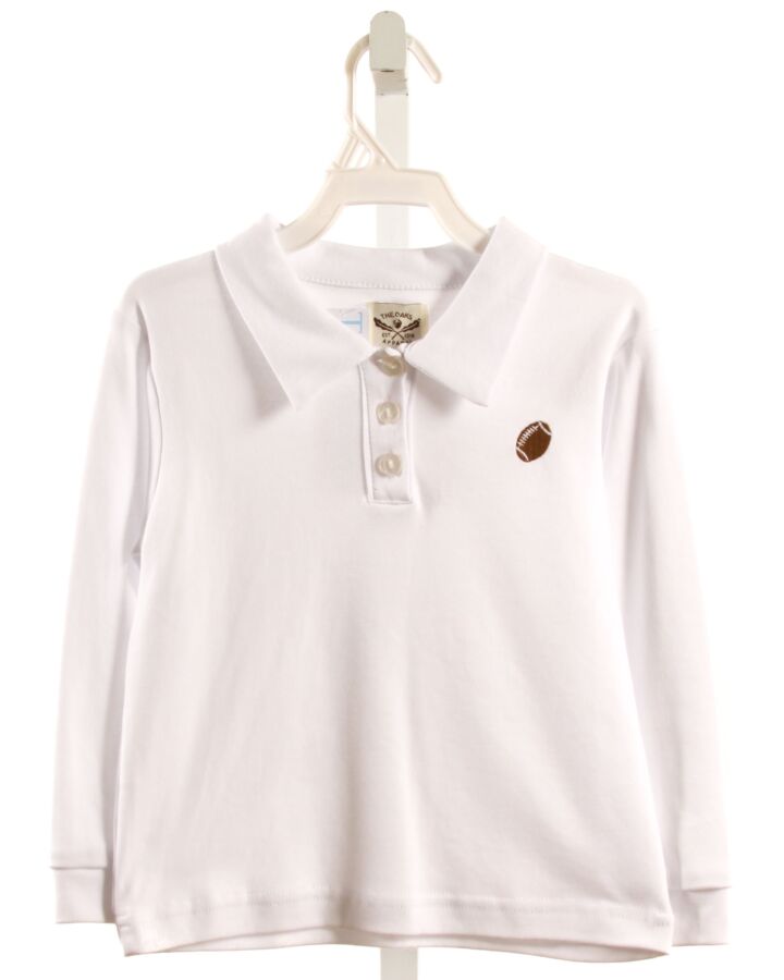 THE OAKS APPAREL   WHITE    KNIT LS SHIRT