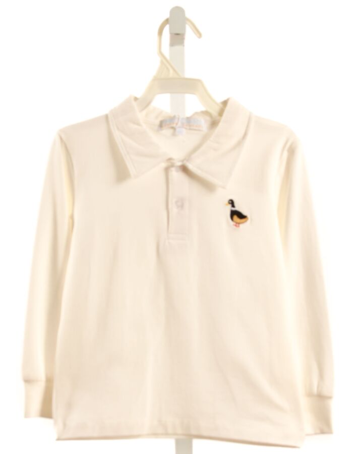 THE OAKS APPAREL   CREAM    KNIT LS SHIRT