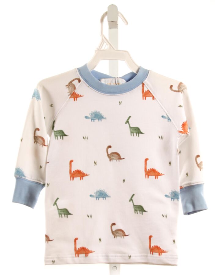 THE OAKS APPAREL   WHITE   PRINTED DESIGN PULLOVER